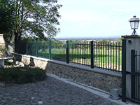 Barrière de clôture Anet avec fer de lance