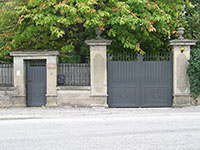 Portail et portillon pivotant Amboise forme droit